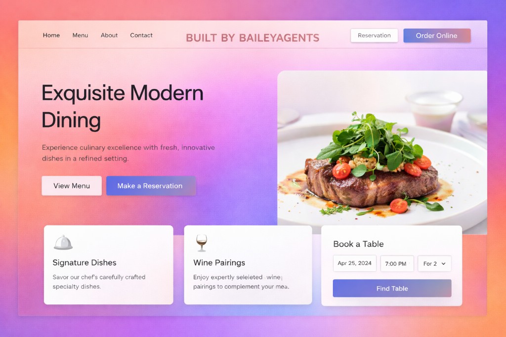 Modern Minimal Template